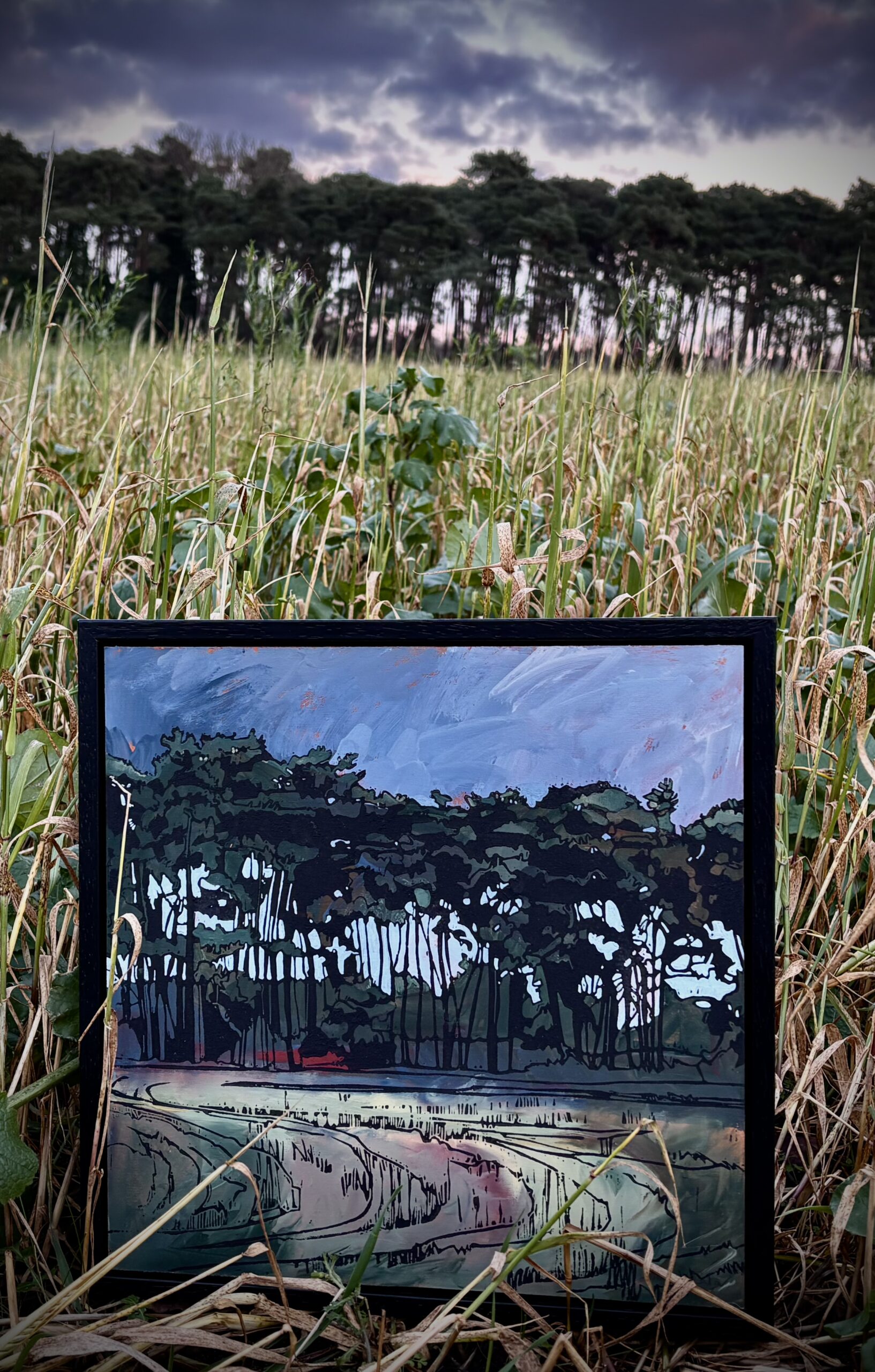 Tree Line and Tractor Tracks - Image 2