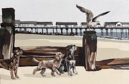 Southwold Beach – Out with the Pack