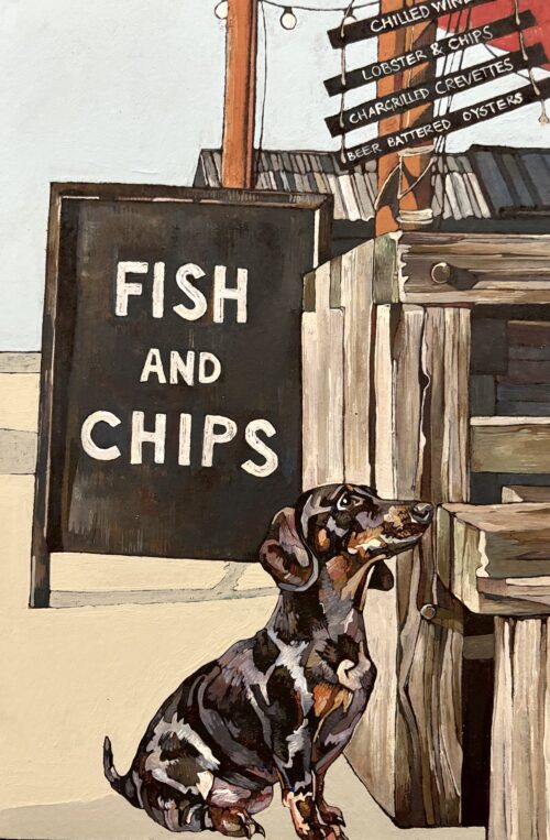 Southwold Harbour – Waiting for Chips