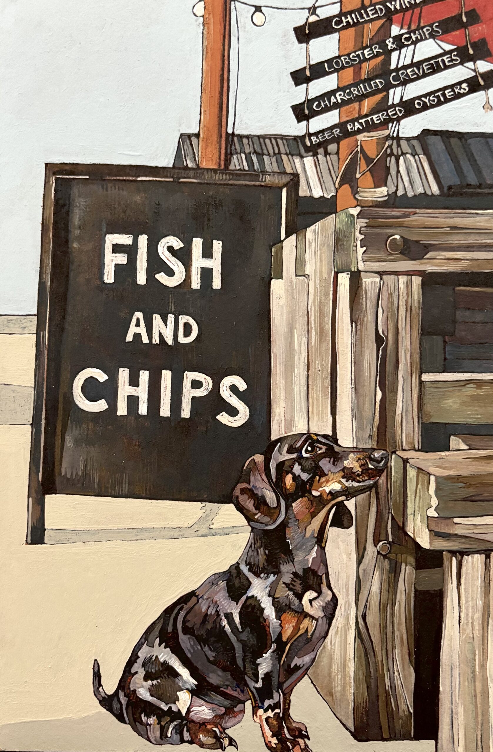 Southwold Harbour - Waiting for Chips