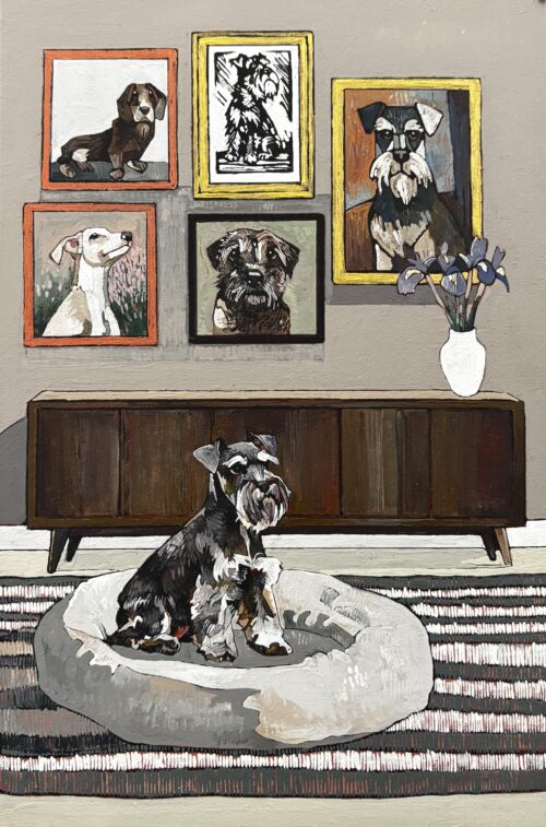 A Schnauzer Owned By An Art Lover II
