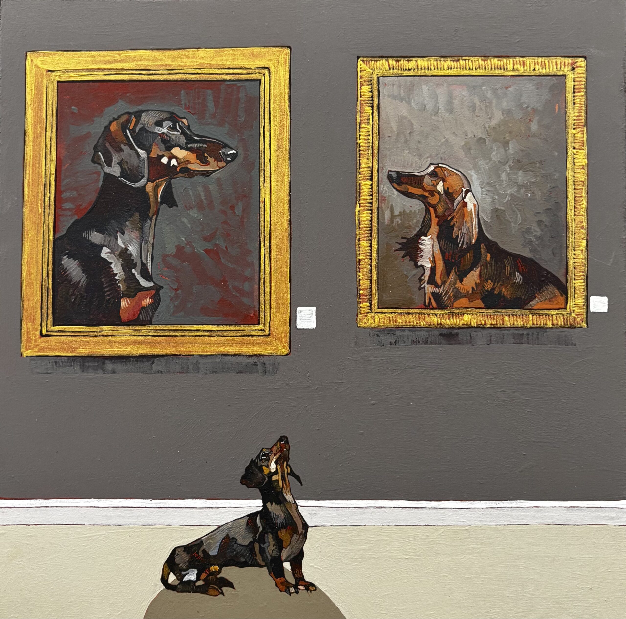 An Exhibition of Dachshunds