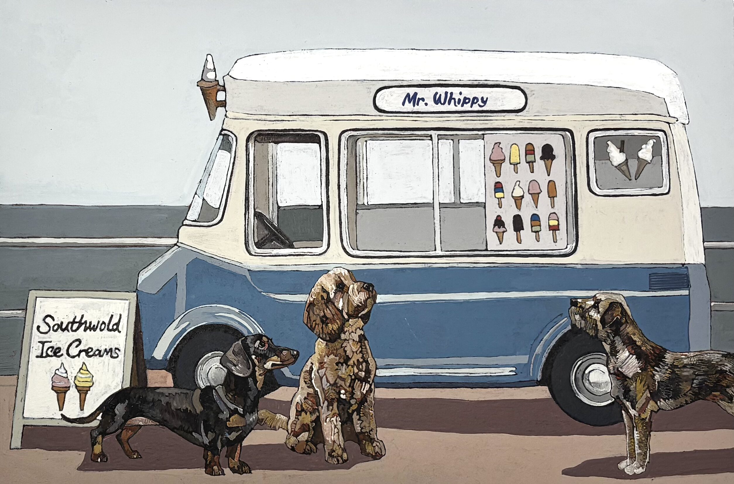 Southwold Beach - Meeting with Friends