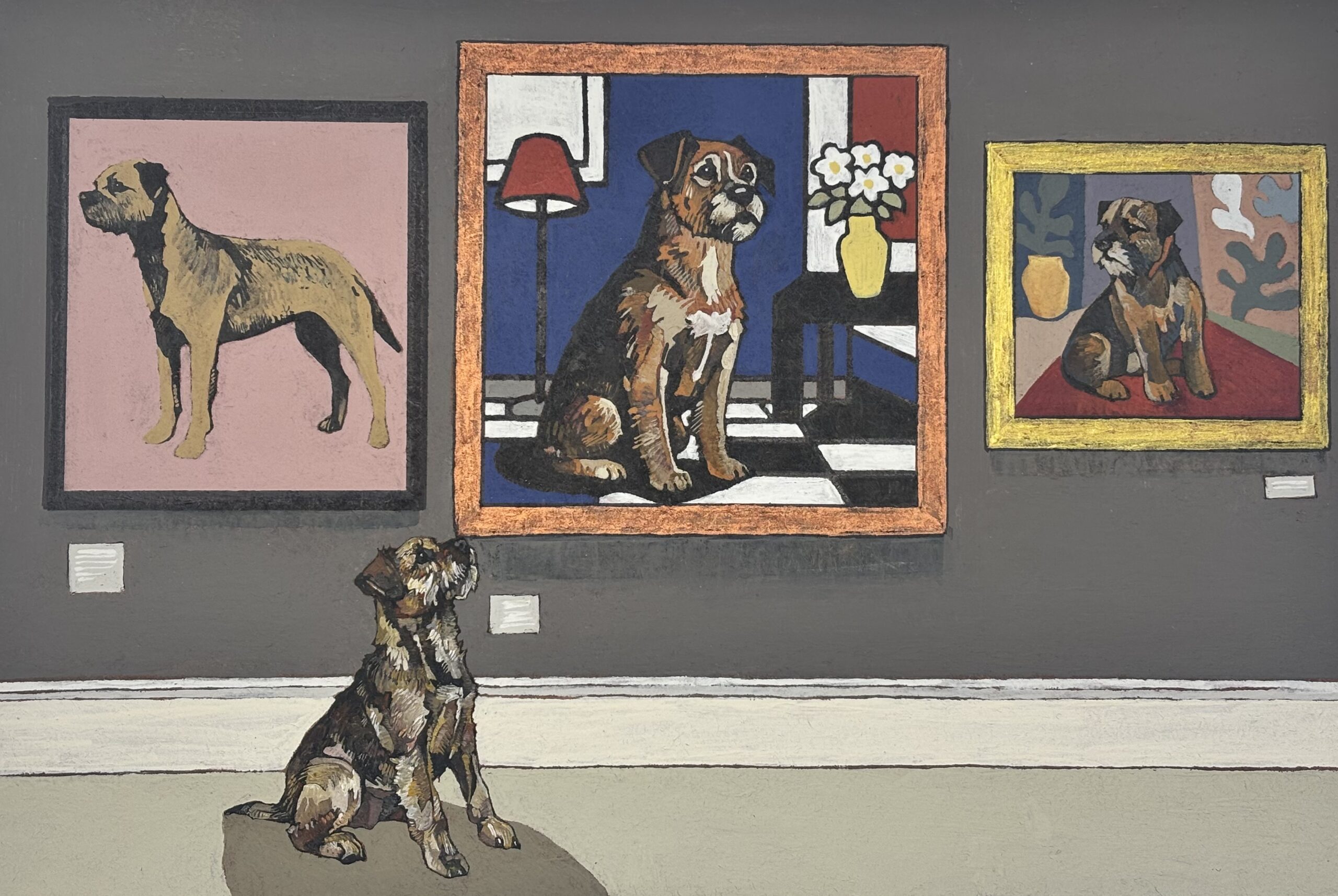 A Border at a Terrier Exhibition