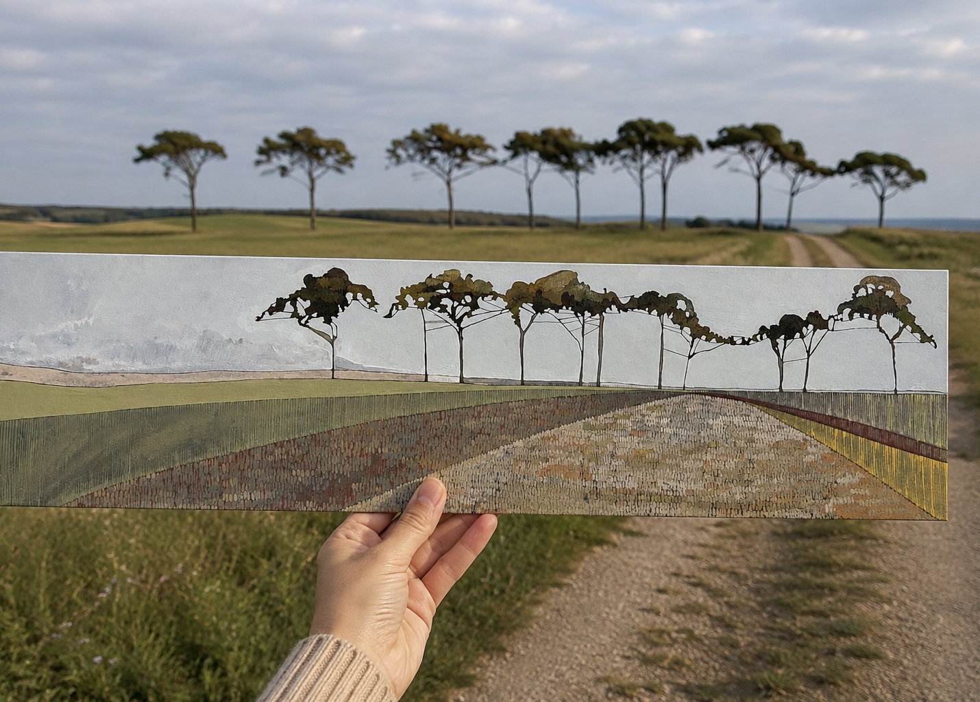 Ploughed Fields and Norfolk Pines - Image 2
