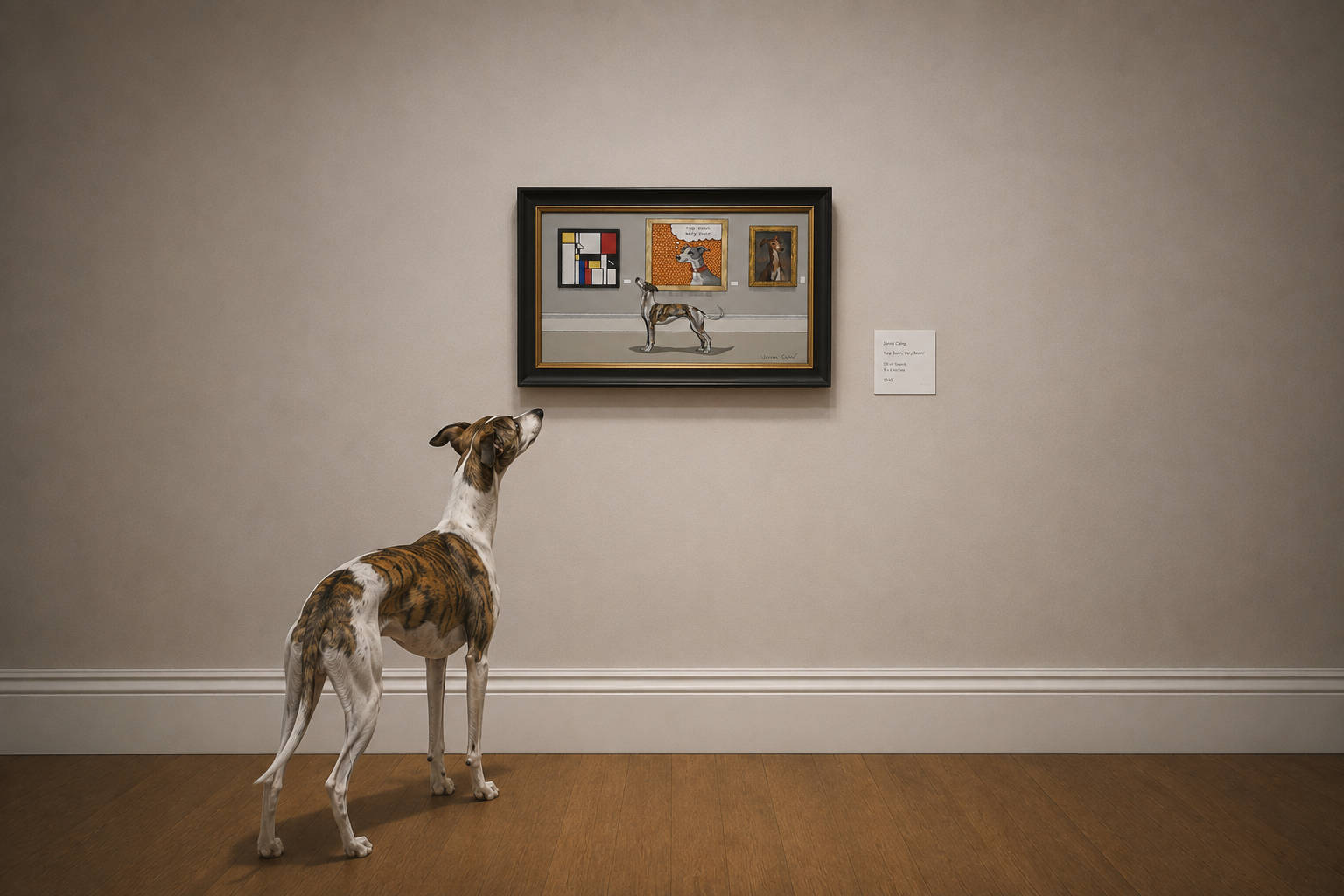 A Whippet at a Sighthound Exhibition - Image 2