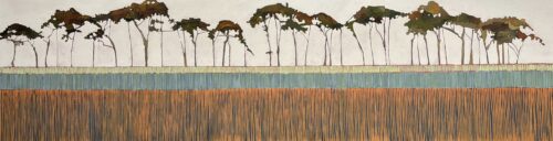 Norfolk Trees and Harvest Fields