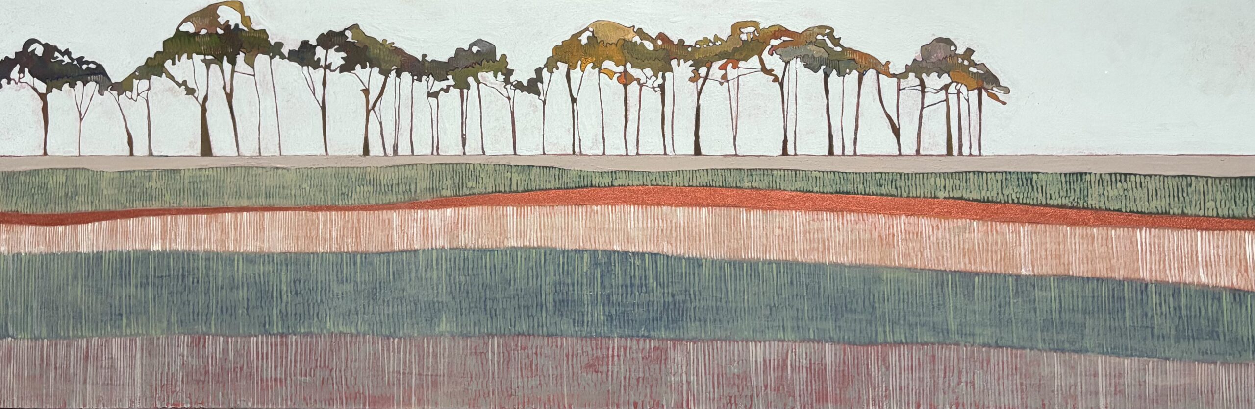 Norfolk Pines and Autumn Lines