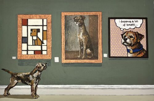 A Border at an Art Exhibition