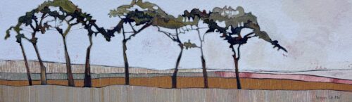 Norfolk Trees and Ochre Fields